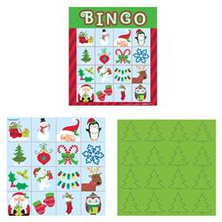 395074 7 X 6.25 In. Christmas Bingo - Pack Of 2