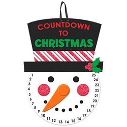 241299 10.5 X 15 In. Snowman Countdown To Christmas Sign - Pack Of 4