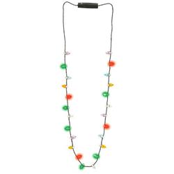 396590 30 In. Christmas Light-up Bulb Necklace - Pack Of 3