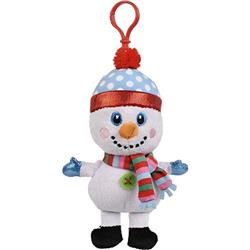 398977 Christmas Snowman Plush Keychain Favors - Pack Of 3