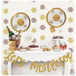 242416 Christmas Lets Mistletoe Deluxe Buffet Decorating Kit - Pack Of 2