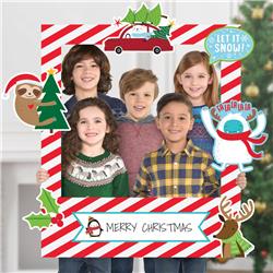 3900390 35 X 30 In. Christmas Giant Photo Frame With Props - 15 Piece