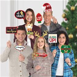 3900391 Christmas Words Photo Prop Kit - 13 Per Piece, Pack Of 2
