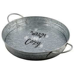 430787 Christmas Warm & Cozy Serving Tray With Handles