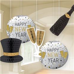 242490 New Year Hanging Bouquet - 5 Piece Per Pack, Pack Of 2