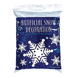 375000 Christmas Snow Flurries Artificial Snow Confetti - Pack Of 6