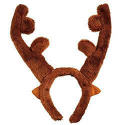 318716 8 In. Reindeer Antler Headband - Pack Of 4