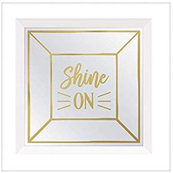 242705 Shine On Mirrored Standing Plaque - Pack Of 3
