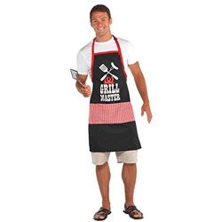 397173 Summer Adult Picnic Party Gingham Grill Master Bbq Apron - Pack Of 2
