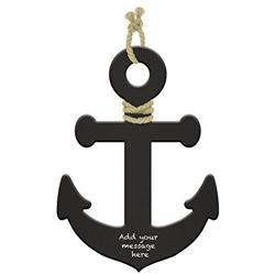 241738 Summer Nautical Anchor Chalkboard Sign - Pack Of 3