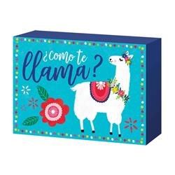 242716 Cinco De Mayo Como Te Llama Standing Plaque - Pack Of 4