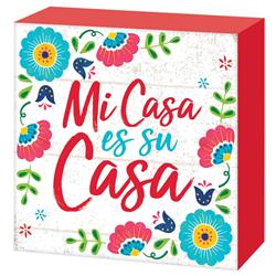 242719 Cinco De Mayo Mi Casa Standing Plaque - Pack Of 4