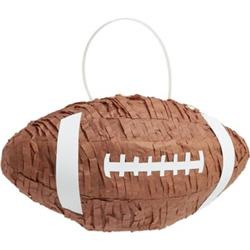 242499 Football Brown Mini Decoration - Pack Of 3