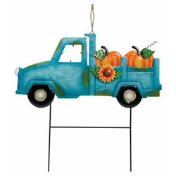 190775 Fall Harvest Truck Stake Decoration - Pack Of 3