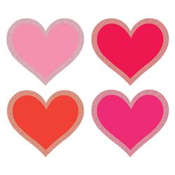 193115 Heart Valentines Day Paper Cutout Assortment - Pack Of 200