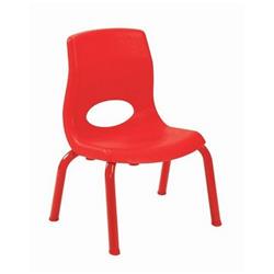 Angeles Ab8008pr 8 In. My Posture Chairs, Candy Apple Red