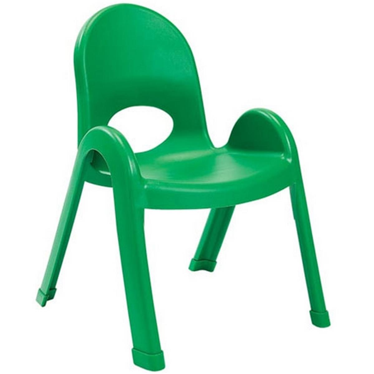 Angeles Ab7713pg 13 In. Value Stack Chairs, Shamrock Green