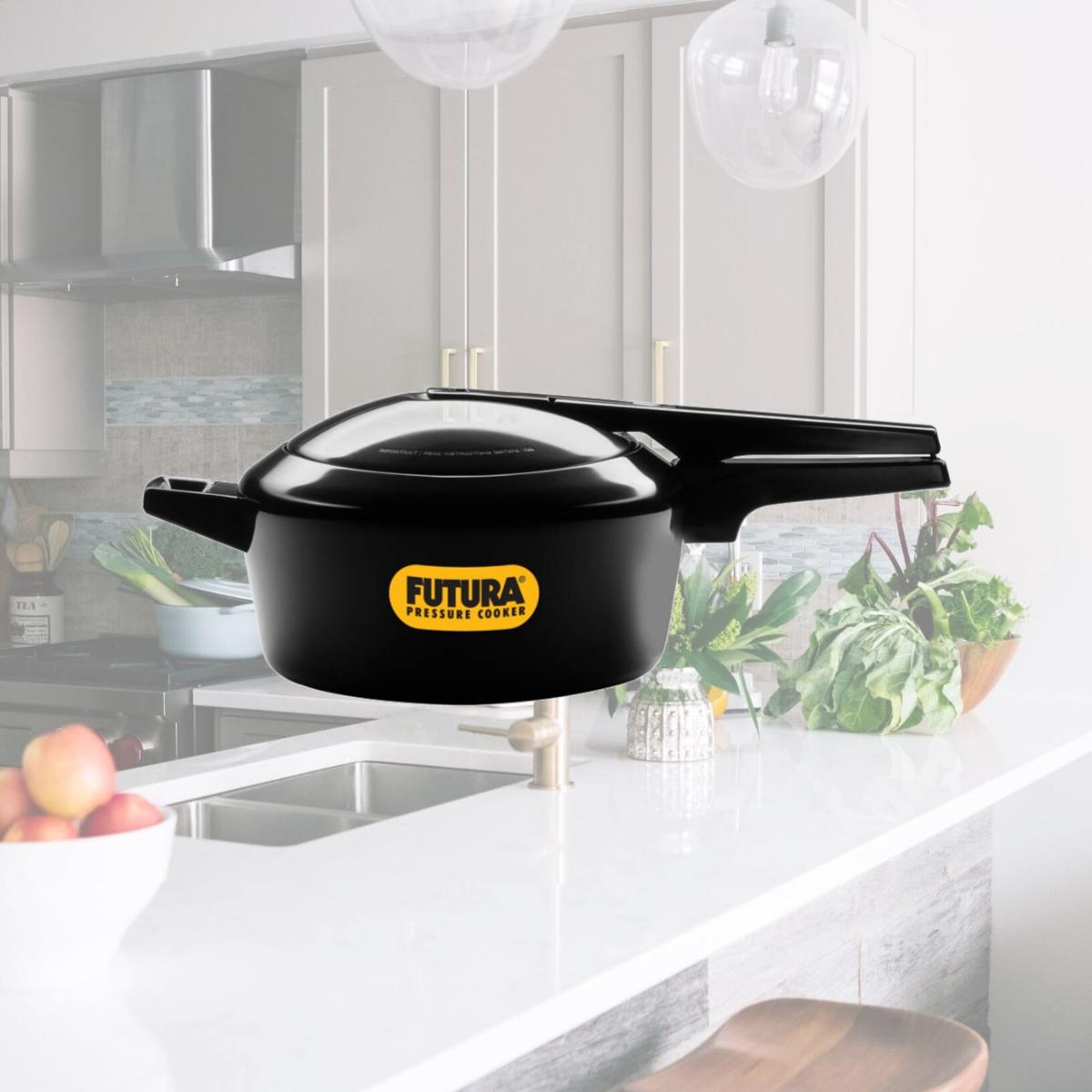 Picture of Hawkins F45 Futura Hard Anodized Pressure Cooker - 4 Litres