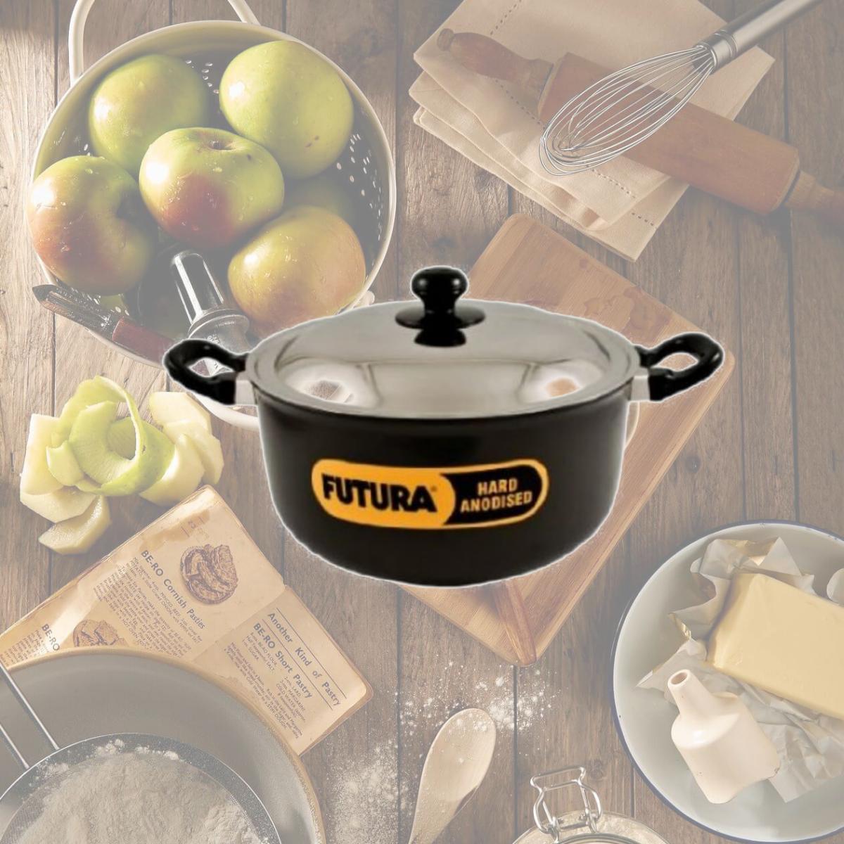 Picture of Hawkins L36 Futura Hard Anodised Stewpot Patila - 5 Litres