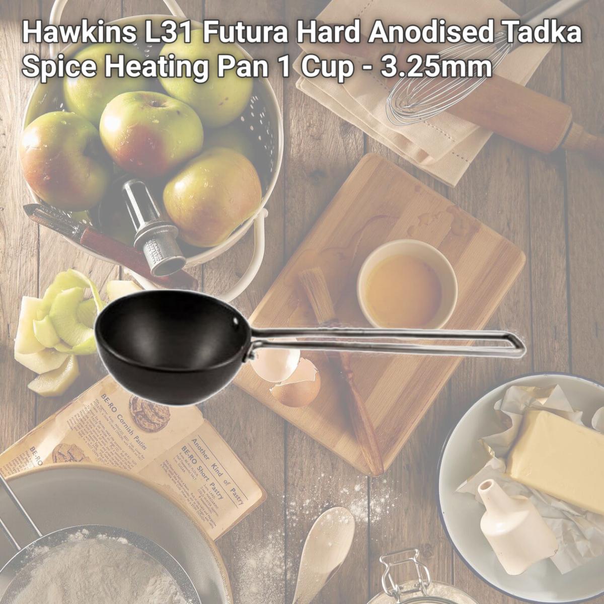 Picture of Hawkins L31 Futura Hard Anodised Tadka Spice Heating Pan 1 Cup - 3.25mm