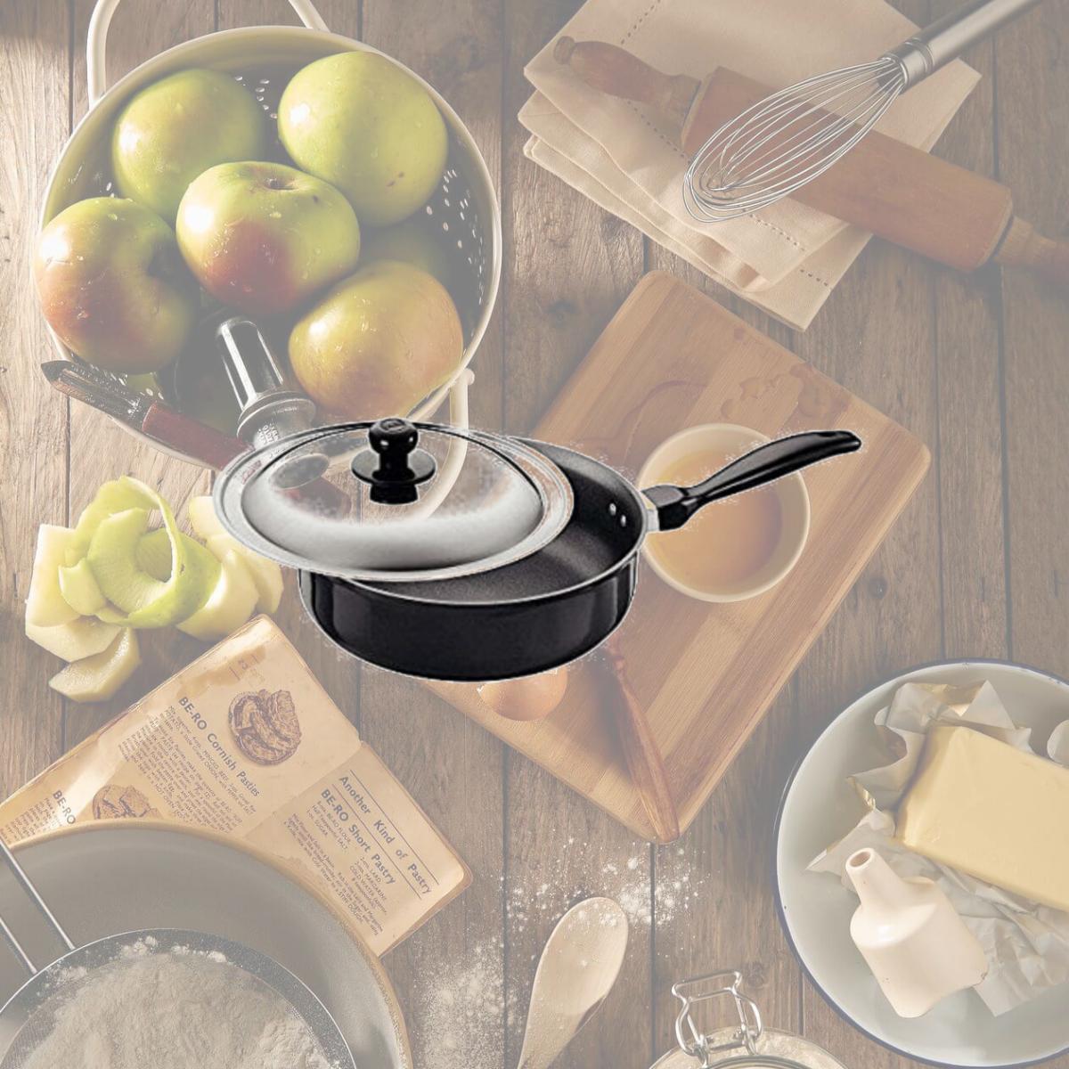 Picture of Hawkins Q91 Futura Non-Stick Curry Pan (Saute Pan) with Steel Lid - 3.25 Litres