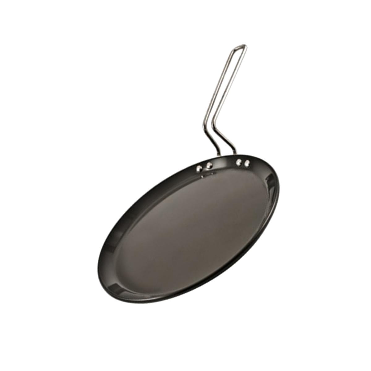Picture of Hawkins Q45 Futura Non-Stick Flat Tava Griddle 10 in. - 4.88mm with Steel Handle