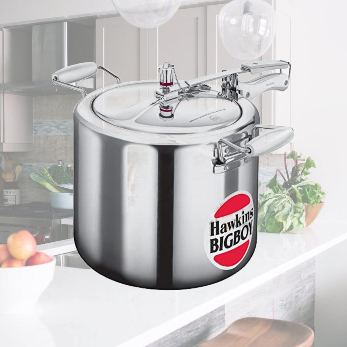 Picture of Hawkins E30 Bigboy Aluminium Pressure Cooker - 18 Litres