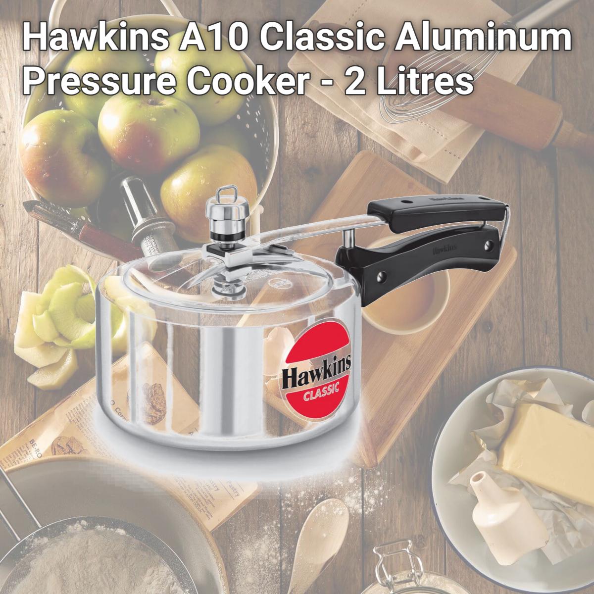 Picture of Hawkins A10 Classic Aluminum Pressure Cooker - 2 Litres