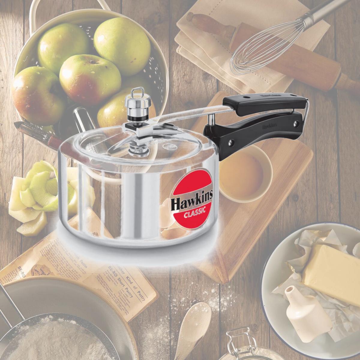 Picture of Hawkins A10 Classic Aluminum Pressure Cooker - 2 Litres