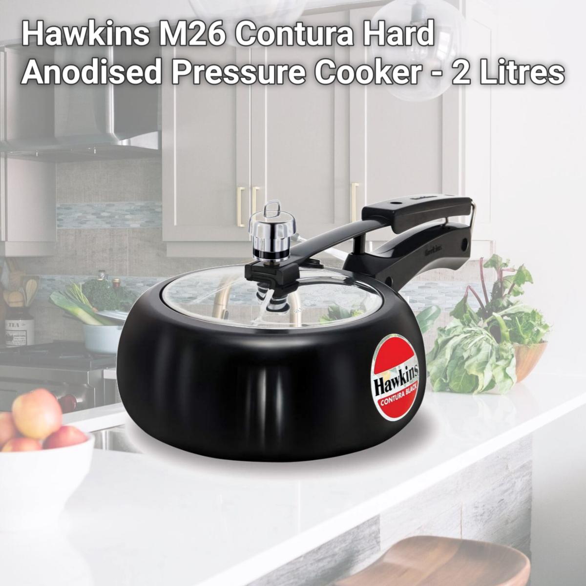 Picture of Hawkins M26 Contura Hard Anodised Pressure Cooker - 2 Litres