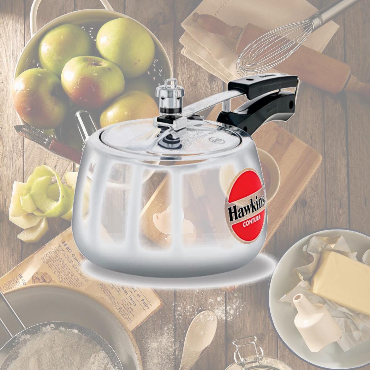 Picture of Hawkins M37 Contura Pressure Cooker New Shape - 3 Litres