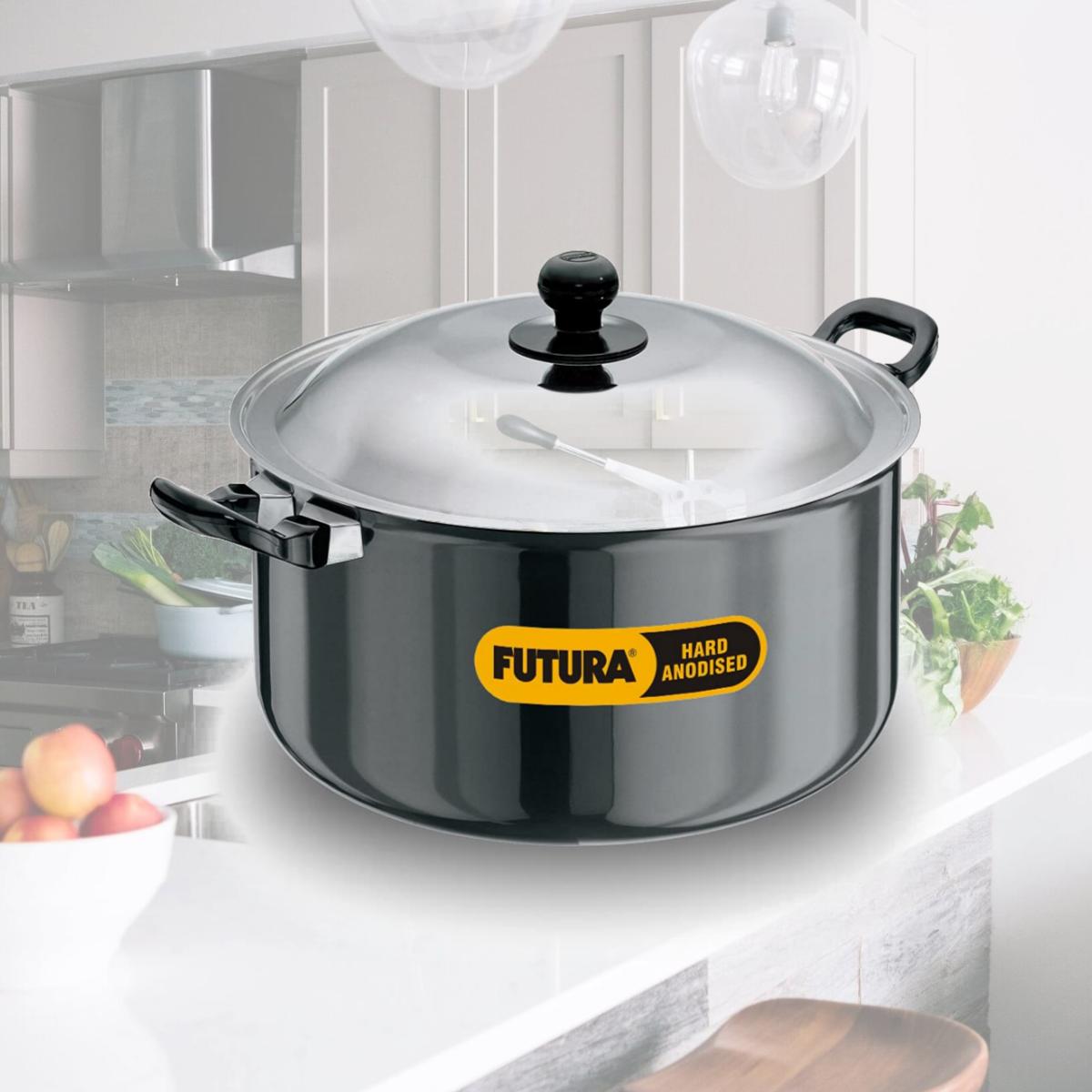 Picture of Hawkins L39 Futura Hard Anodised Cook and Serve Stewpot - 8.5 Litres