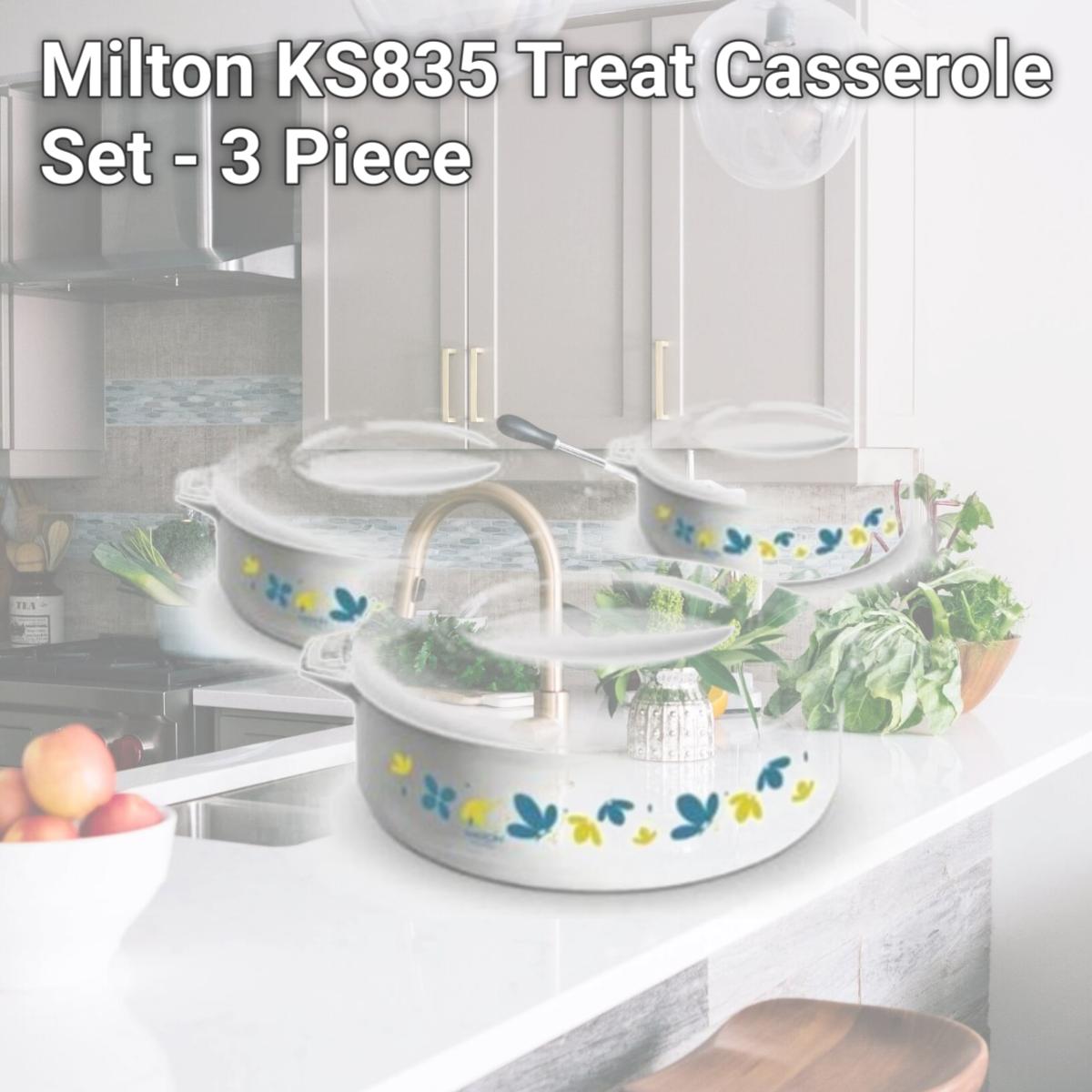 Picture of Milton KS835 Treat Casserole Set - 3 Piece