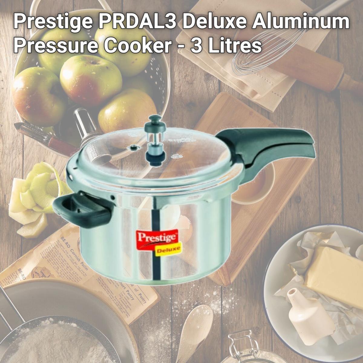 Picture of Prestige PRDAL3 Deluxe Aluminum Pressure Cooker - 3 Litres