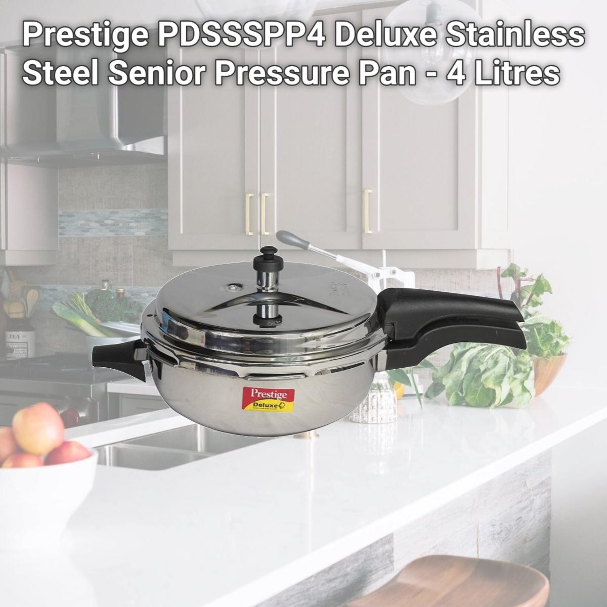 Picture of Prestige PDSSSPP4 Deluxe Stainless Steel Senior Pressure Pan - 4 Litres