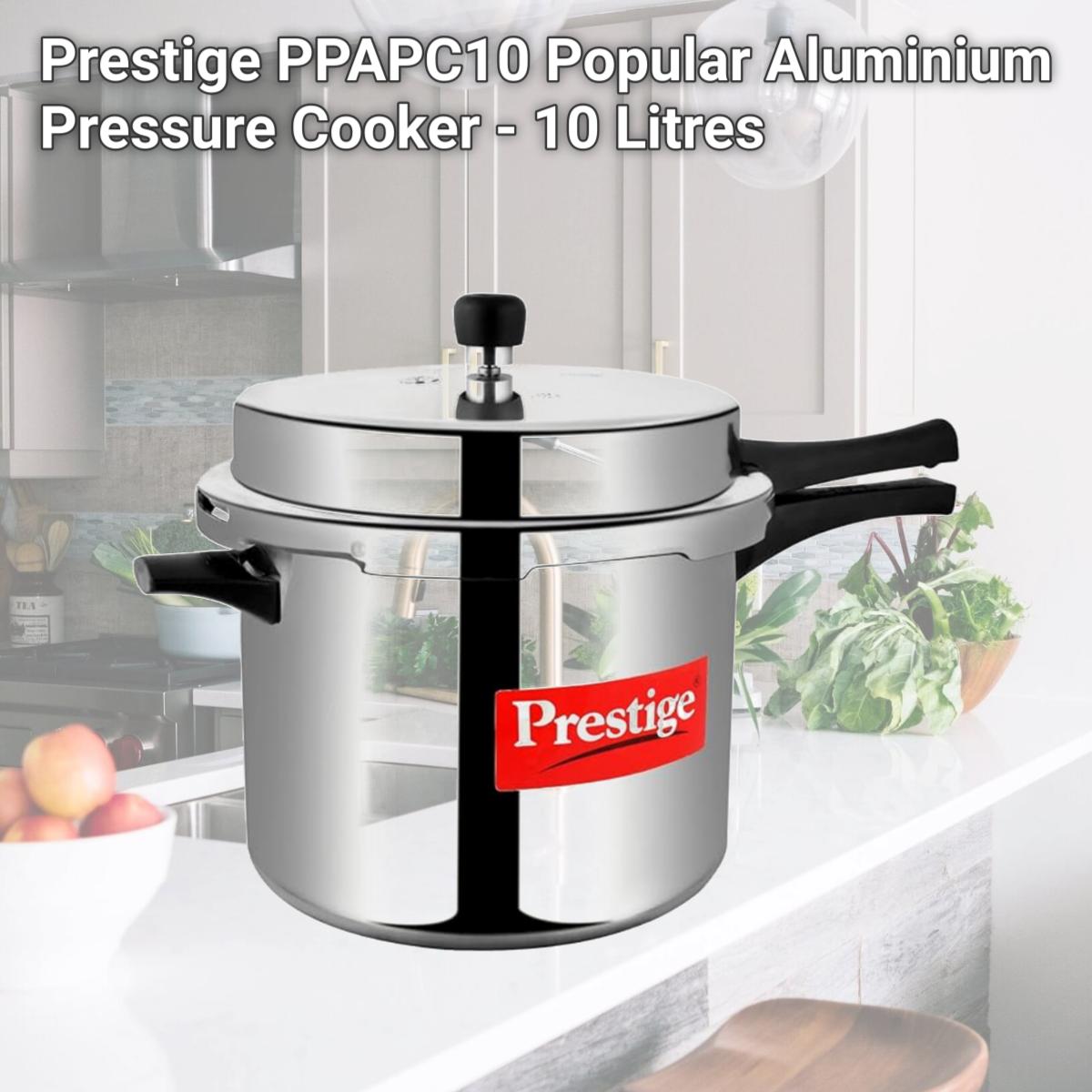 Picture of Prestige PPAPC10 Popular Aluminium Pressure Cooker - 10 Litres