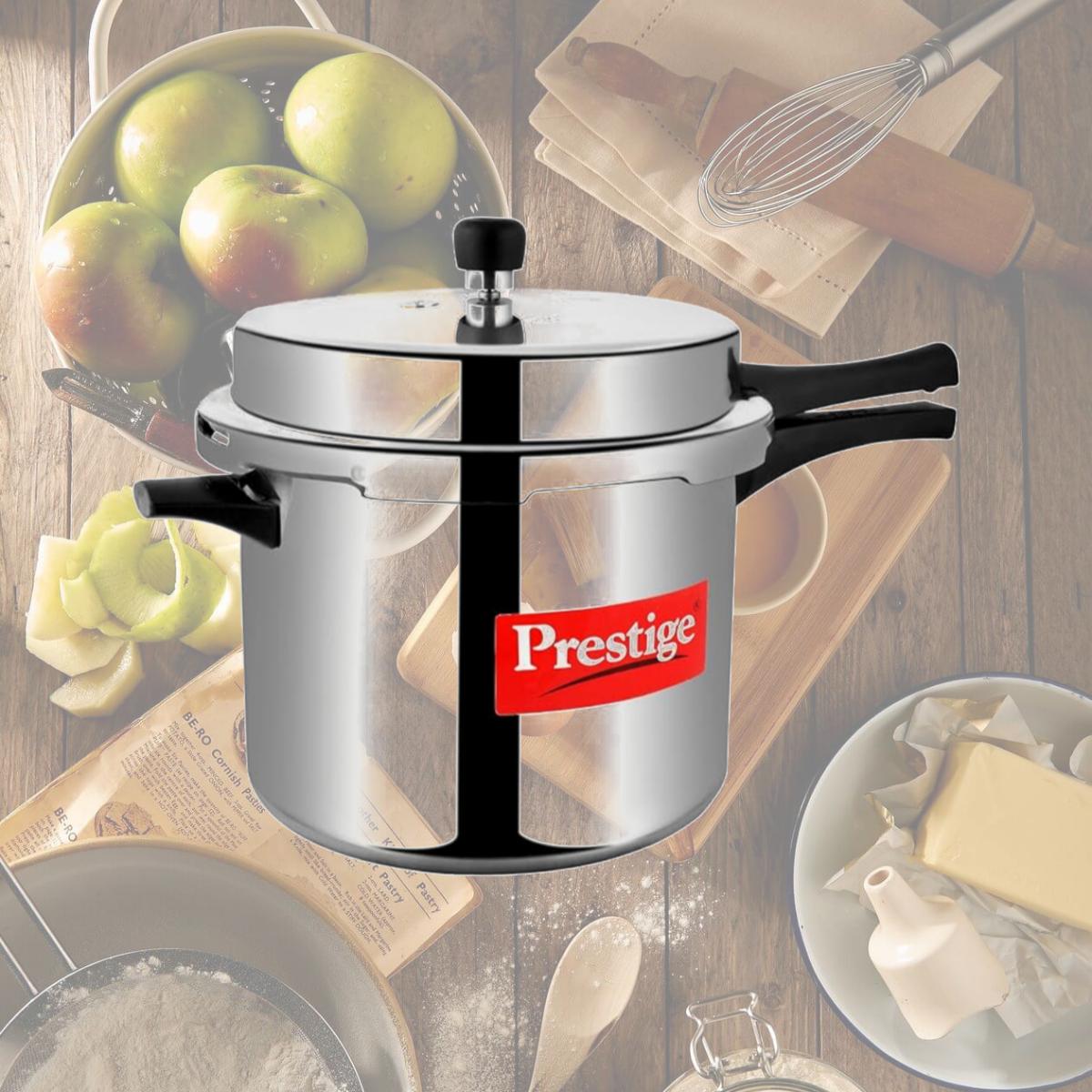 Picture of Prestige PPAPC10 Popular Aluminium Pressure Cooker - 10 Litres