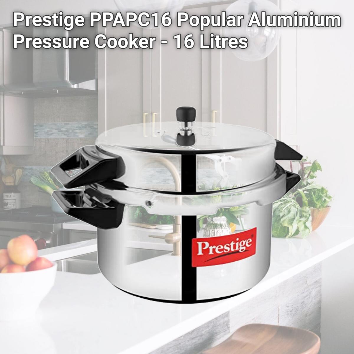 Picture of Prestige PPAPC16 Popular Aluminium Pressure Cooker - 16 Litres