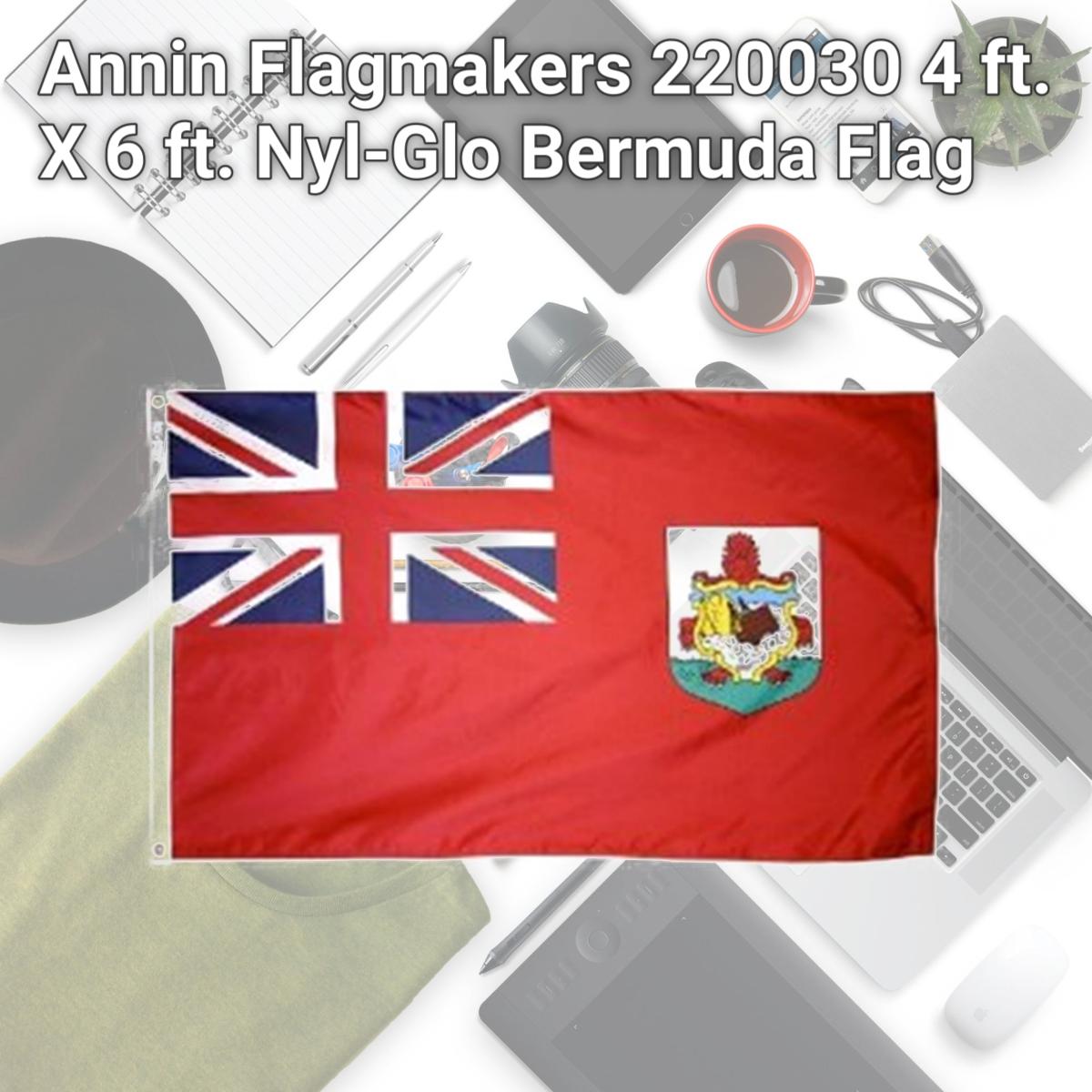 Picture of Annin Flagmakers 220030 4 ft. X 6 ft. Nyl-Glo Bermuda Flag