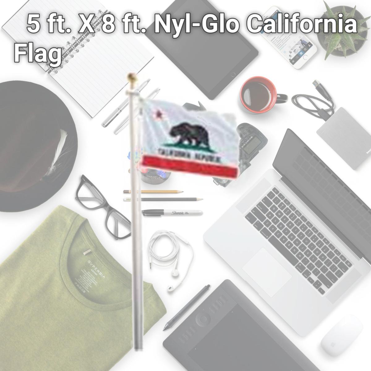 Picture of Annin Flagmakers 140480 5 ft. X 8 ft. Nyl-Glo California Flag