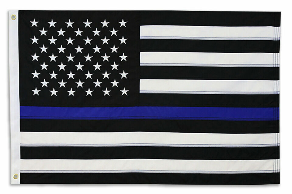 2 x 3 ft. Thin Blue Line Sewn Flag