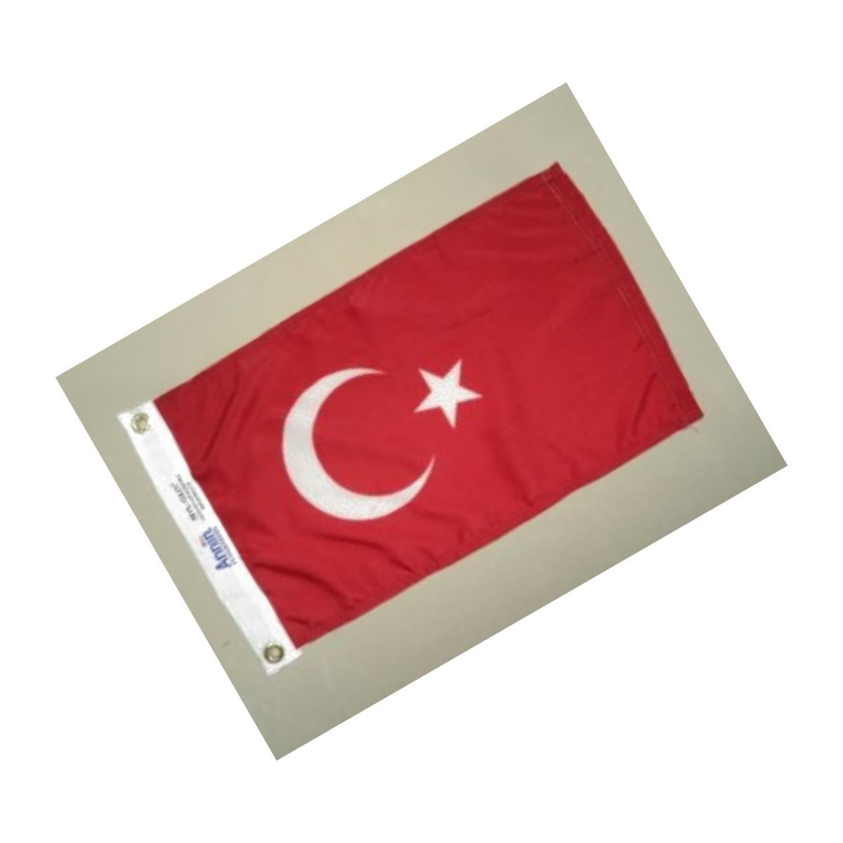 Picture of Annin Flagmakers 198609 3 ft. x 5 ft. Nyl-Glo Turkey Flag