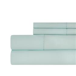 Hem-500ctn-blu-kg Hemstitch 500 Thread Count 100 Percent Cotton Sheet Set - King - Pale Blue