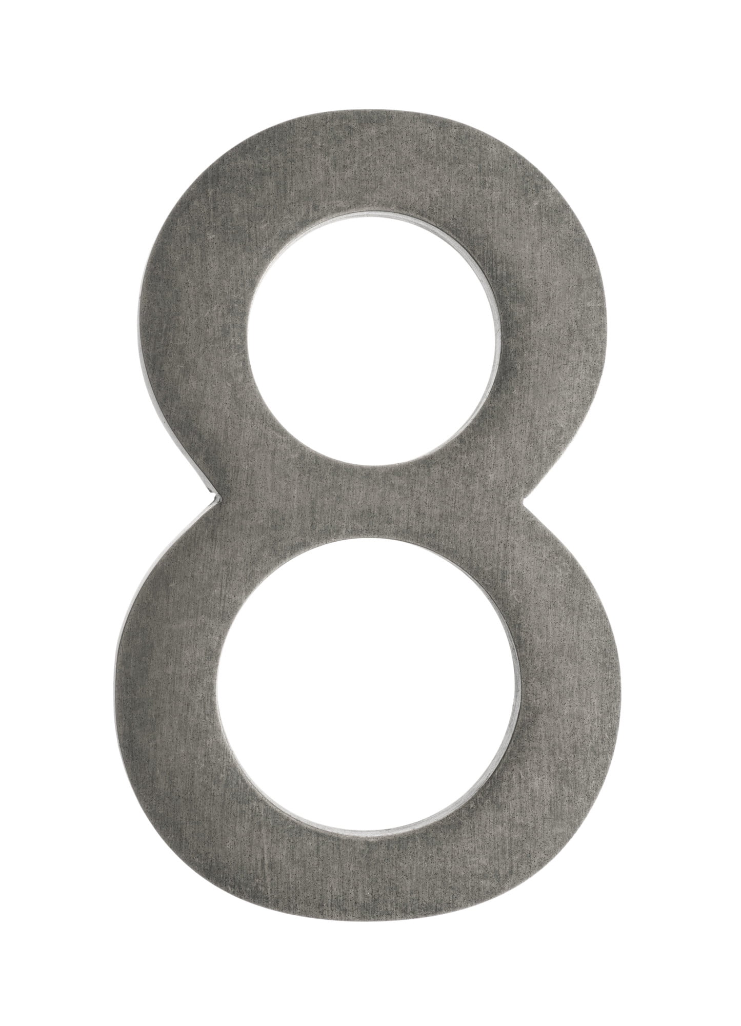 3582apa-8 Floating House Number 8, Antique Pewter - 4 In.