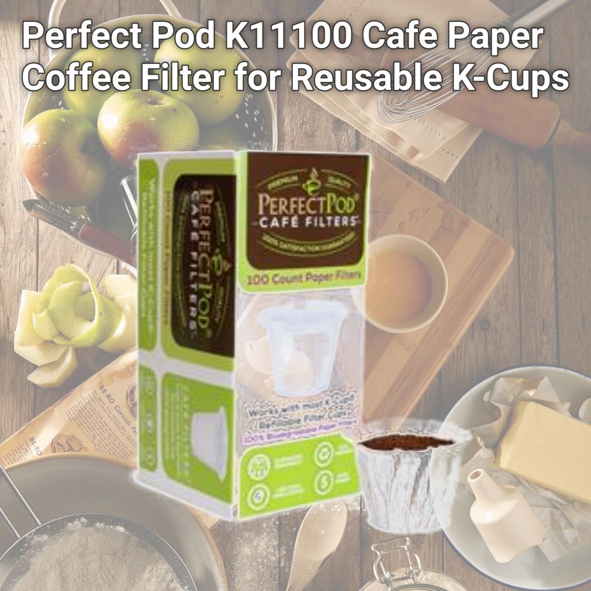 Picture of Perfect Pod K11100 Cafe Paper Coffee Filter for Reusable K-Cups