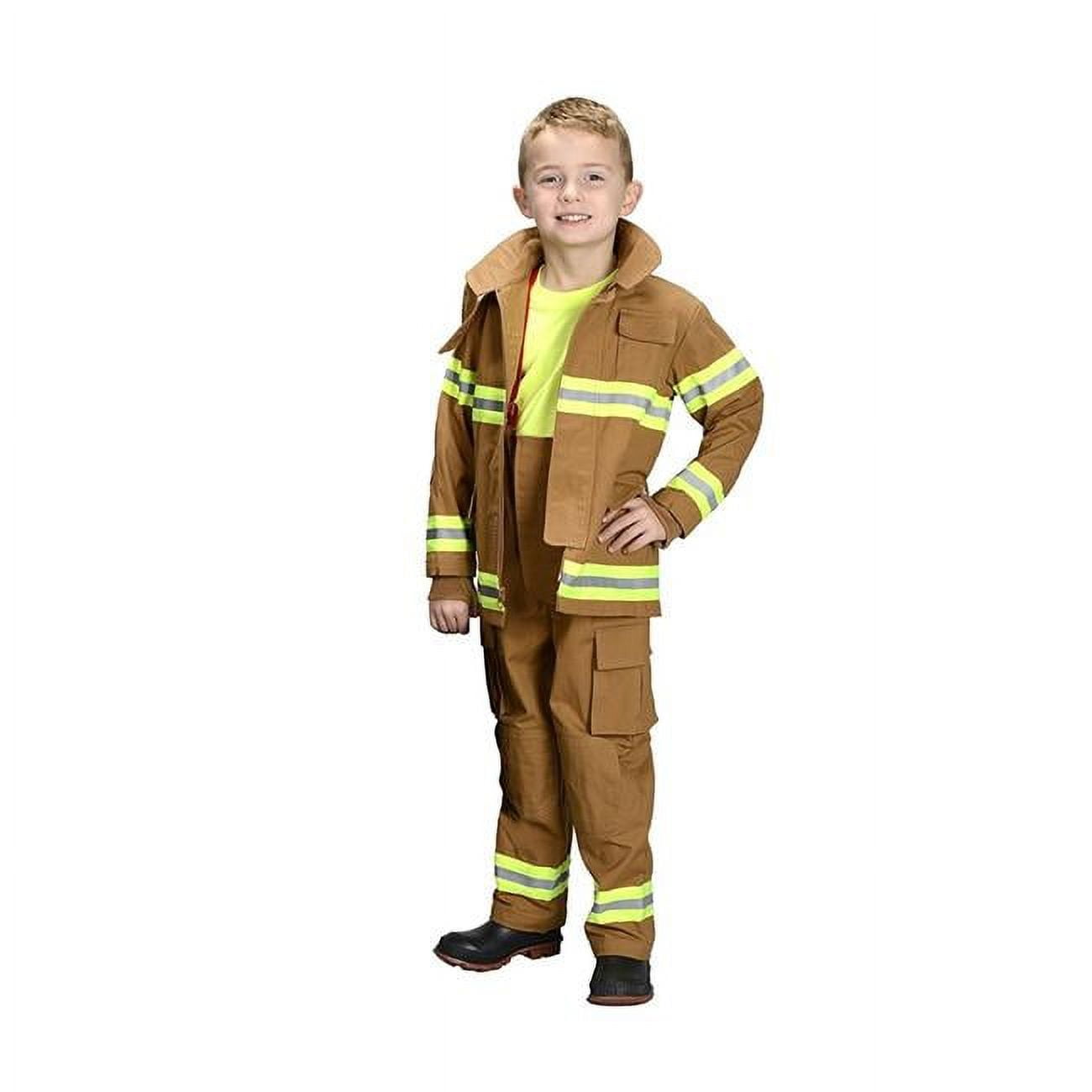 Aeromax Ft-1214 Junior Firefighter Suit, Tan - Size 12-14