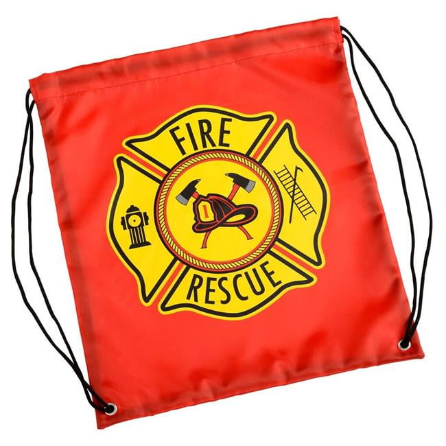 Aeromax, Inc Dsfr Drawstring Backpack Firefighter, Red
