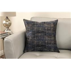 Lcpico20bd Coban Contemporary Decorative Feather & Down Throw Pillow In Blue Dusk Jacquard Fabric - 20 X 20 X 7 In.