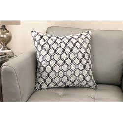 Lcpian20co Andante Contemporary Decorative Feather & Down Throw Pillow In Cobalt Jacquard Fabric - 20 X 20 X 7 In.