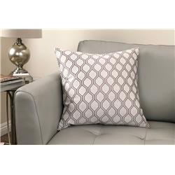 Lcpian20birch Andante Contemporary Decorative Feather & Down Throw Pillow In Birch Jacquard Fabric - 20 X 20 X 7 In.